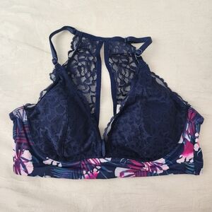 Victoria's Secret PINK Floral lace back bralette